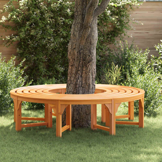 Baumbank 2 pcs Natur 160 x 80 x 45cm Massives Eukalyptus Holz
