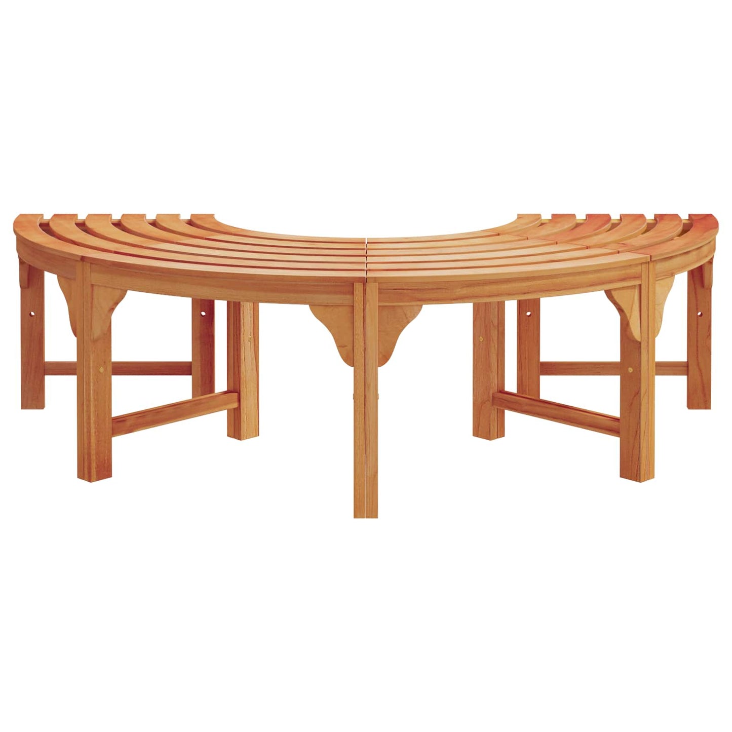 Baumbank 2 pcs Natur 160 x 80 x 45cm Massives Eukalyptus Holz
