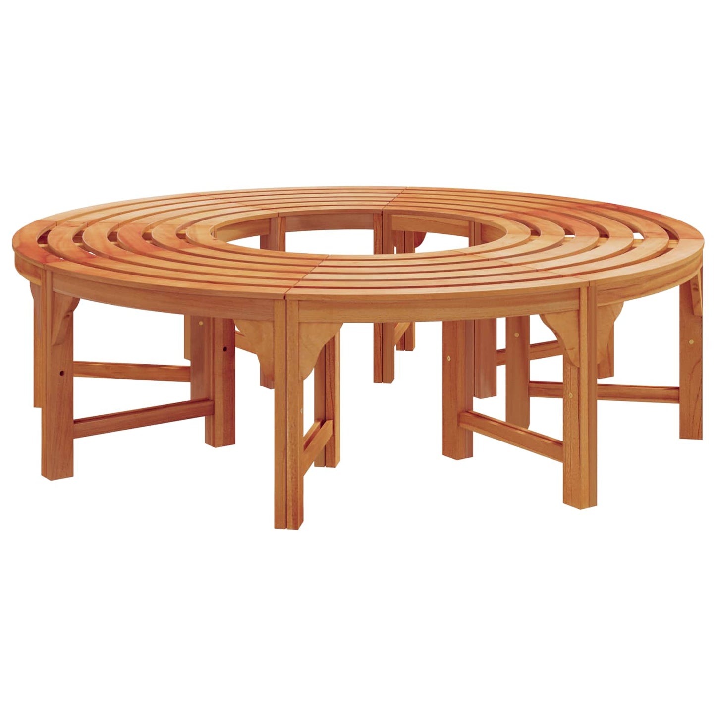 Baumbank 2 pcs Natur 160 x 80 x 45cm Massives Eukalyptus Holz