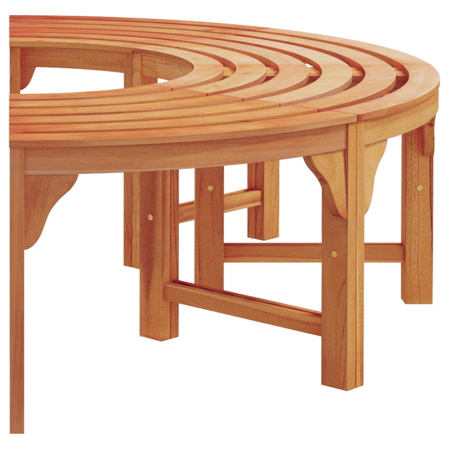 Baumbank 2 pcs Natur 160 x 80 x 45cm Massives Eukalyptus Holz