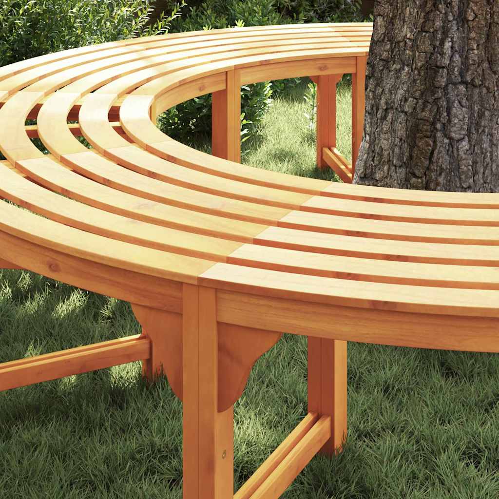 Baumbank 2 pcs Natur 160 x 80 x 45cm Massives Eukalyptus Holz