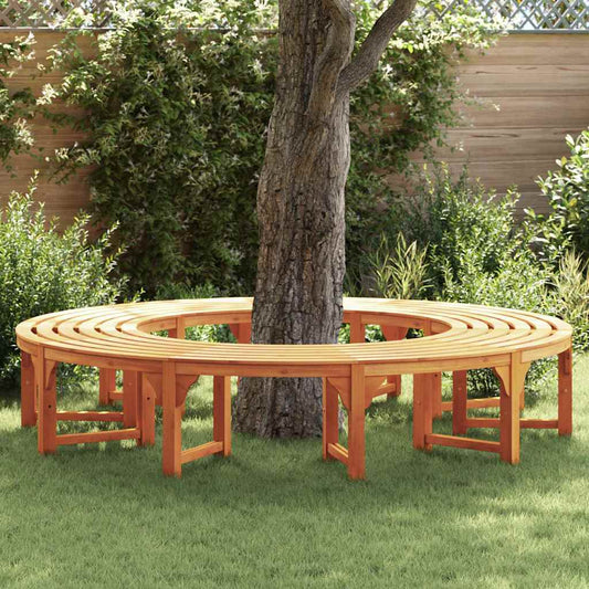 Baumbank 2 pcs Natur 160 x 80 x 45cm Massives Eukalyptus Holz