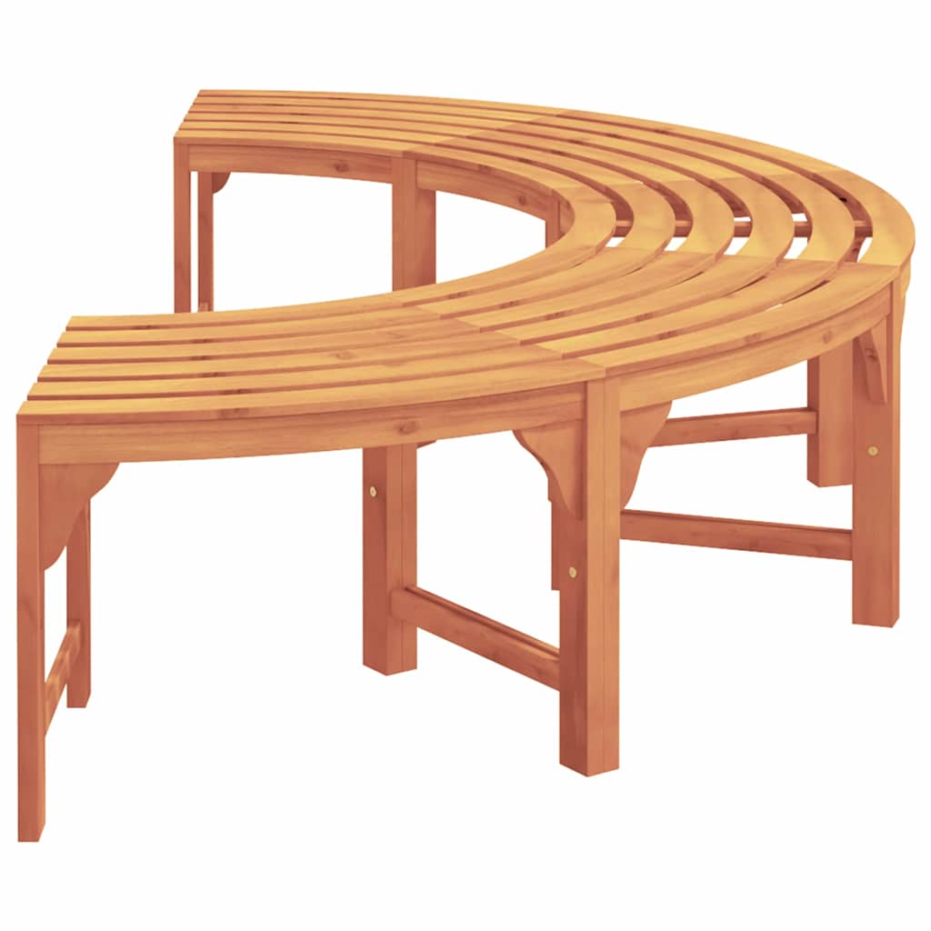 Baumbank 2 pcs Natur 160 x 80 x 45cm Massives Eukalyptus Holz