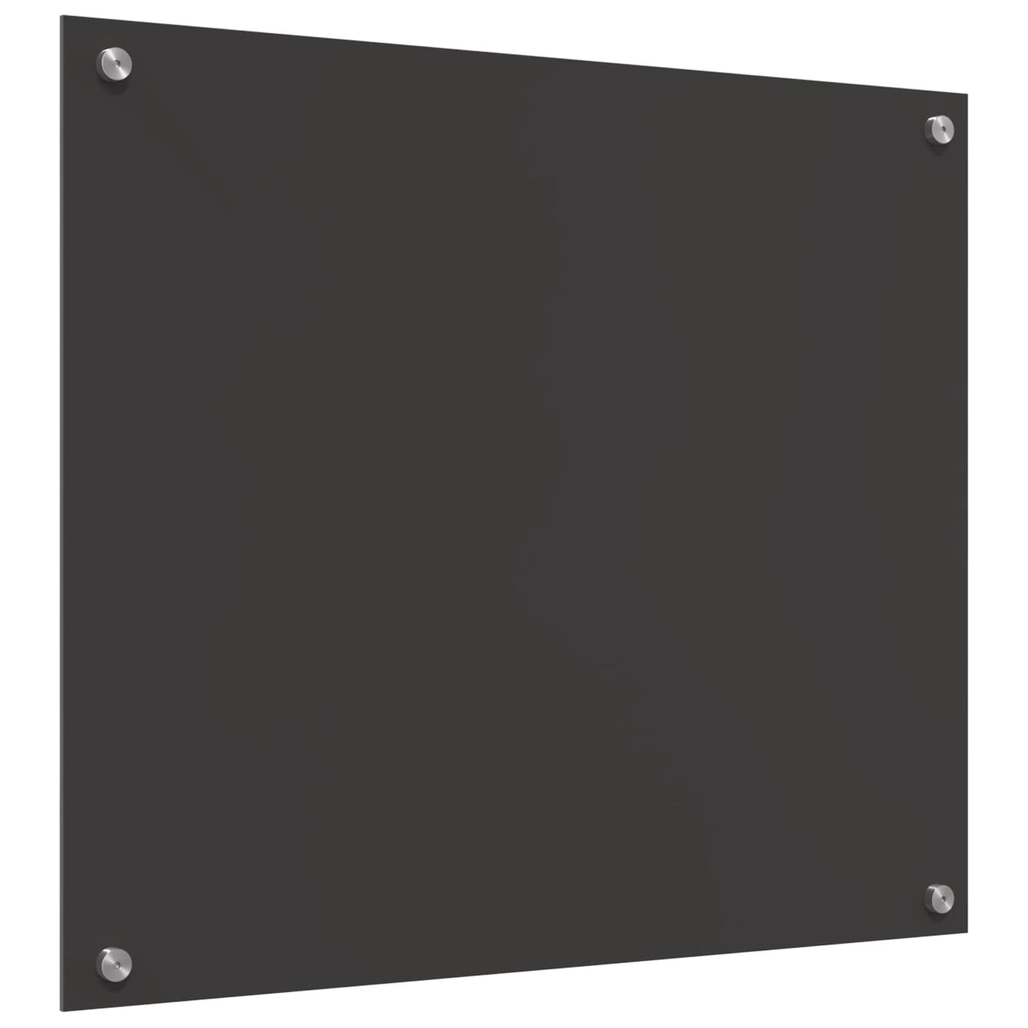 Küchenrückwand Dunkelgrau 70 x 60 cm Gehärtetes Glas