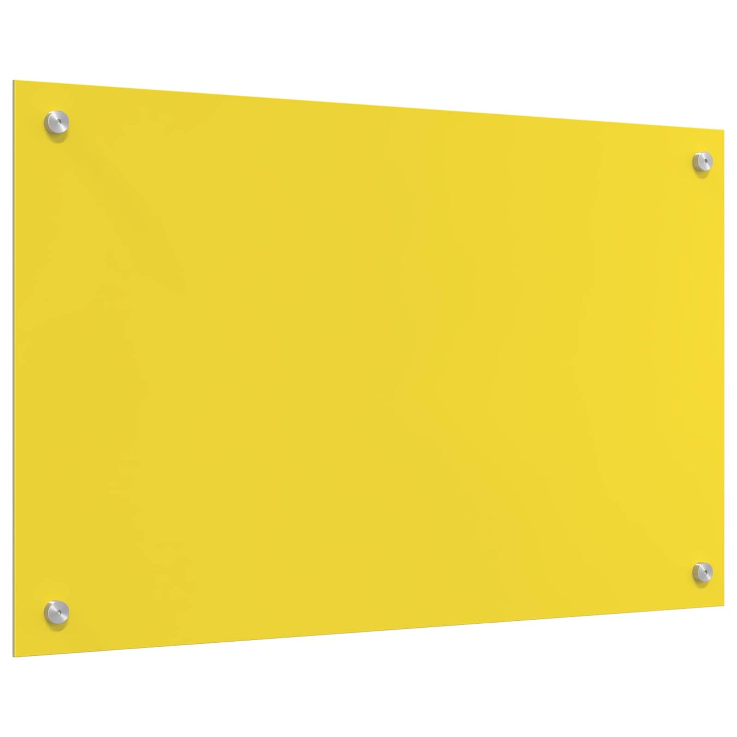 Küchenrückwand Gelb 80 x 50 cm Gehärtetes Glas