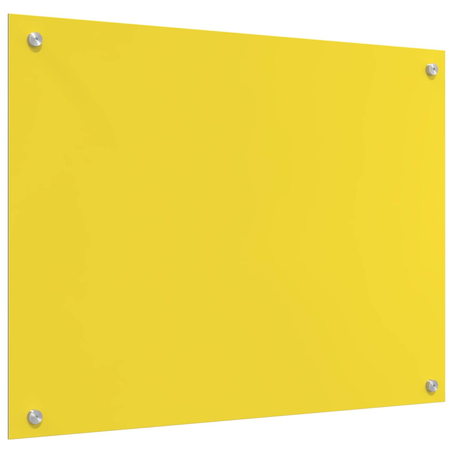 Küchenrückwand Gelb 80 x 60 cm Gehärtetes Glas