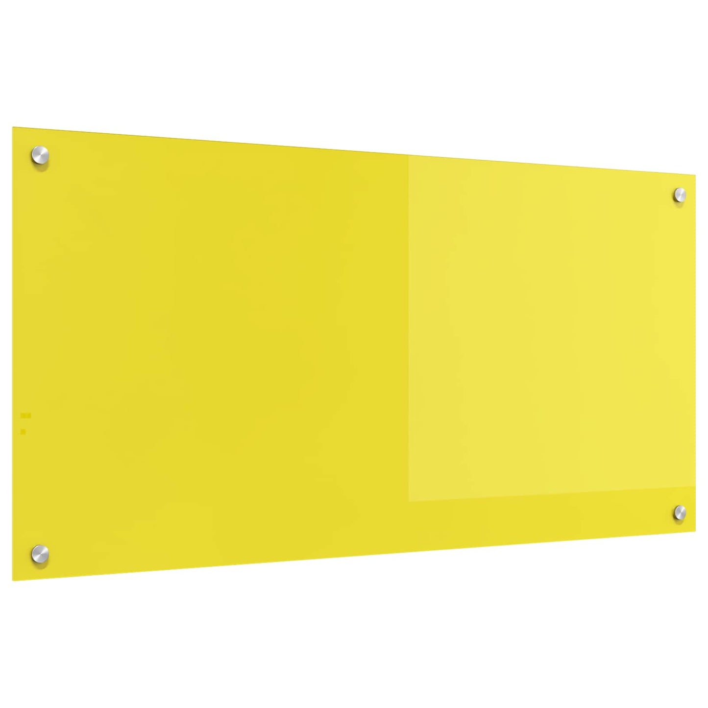 Küchenrückwand Gelb 100 x 50 cm Gehärtetes Glas