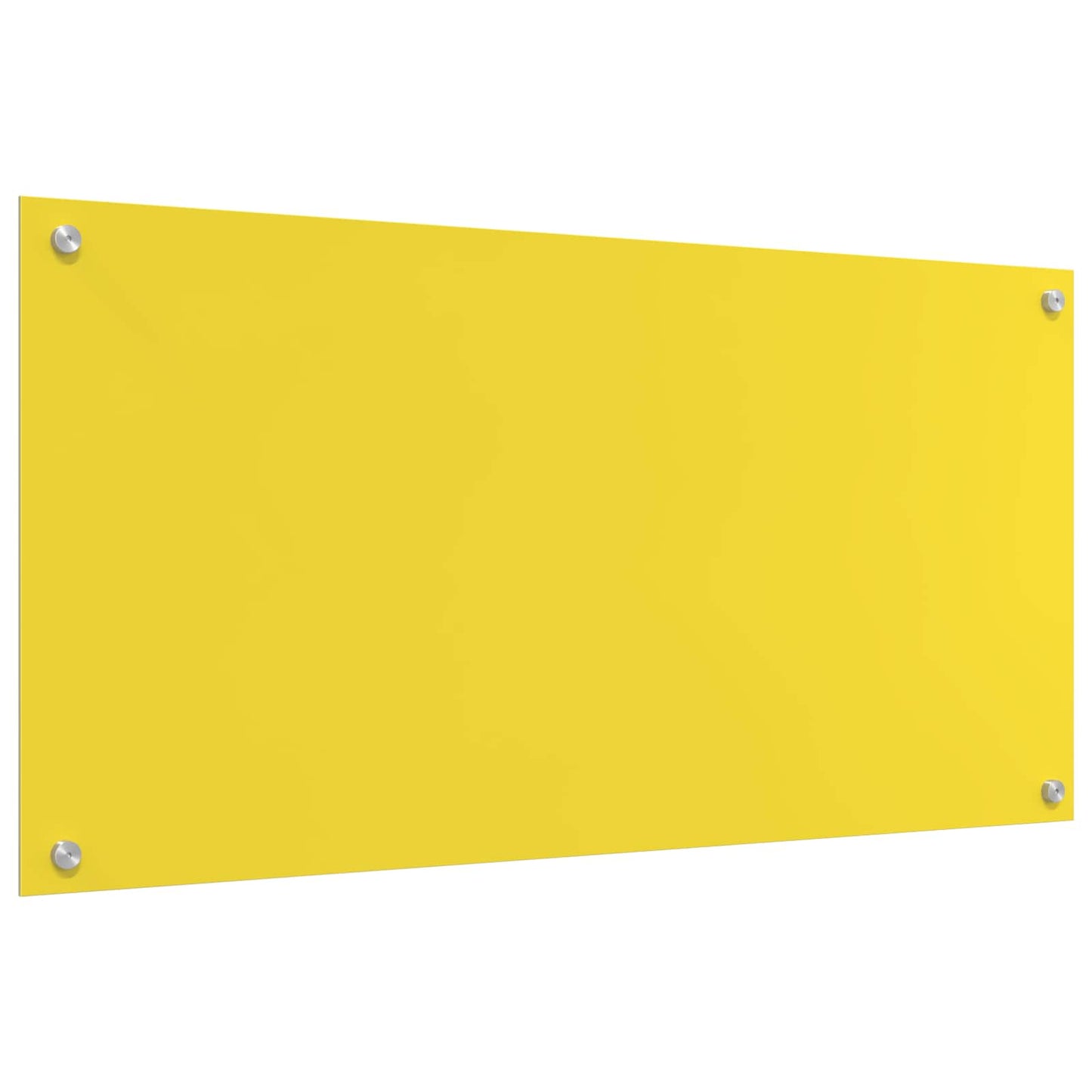 Küchenrückwand Gelb 100 x 50 cm Gehärtetes Glas