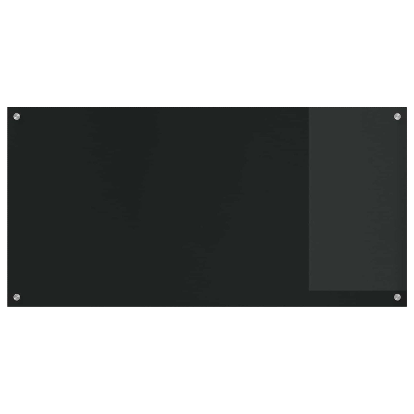 Küchenrückwand Schwarz 120 x 60 x 0,6 cm Gehärtetes Glas