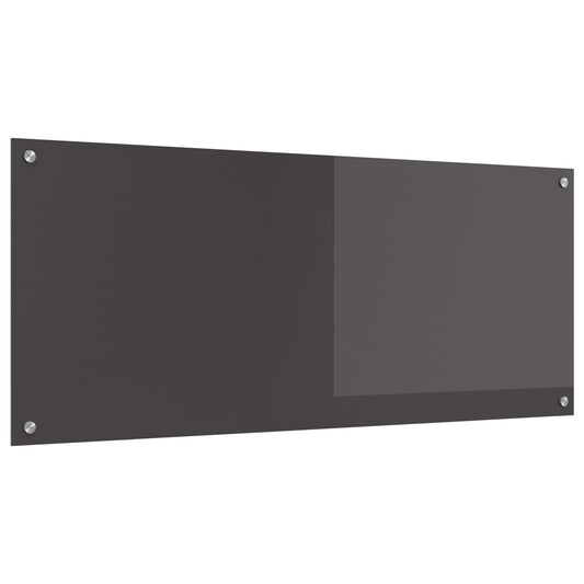 Küchenrückwand Dunkelgrau 120 x 50 cm Gehärtetes Glas