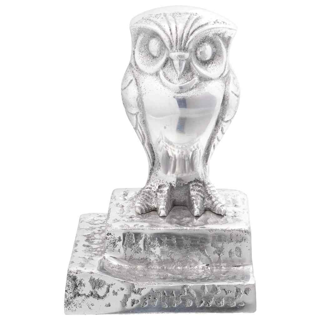 Serre-livres 2 pcs Argent 12 x 9 x 19 cm Aluminium