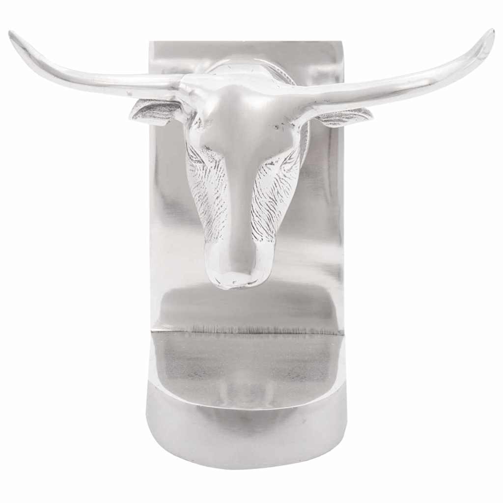 Serre-livres 2 pcs Argent 21,5 x 15,5 x 20 cm Aluminium