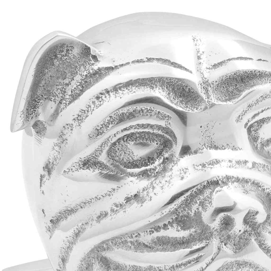 Buchstützen 2 pcs Silber 8 x 12 x 16,5 cm Aluminium