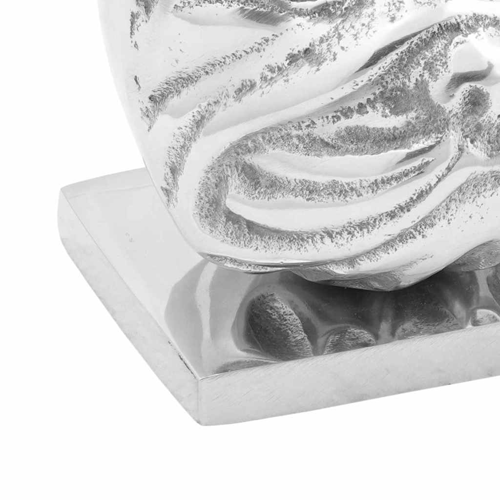 Buchstützen 2 pcs Silber 8 x 12 x 16,5 cm Aluminium