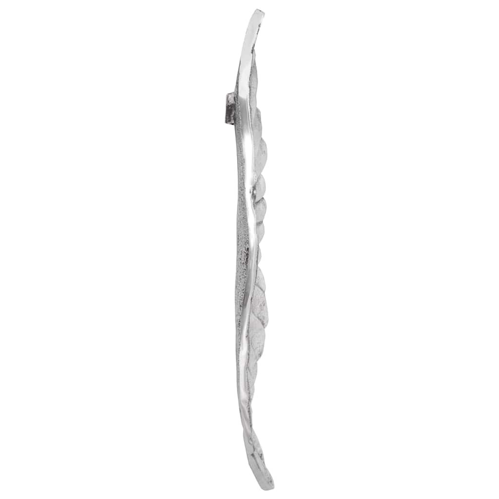 Flügel-Skulptur Silber 31 x 5 x 91 cm Aluminium