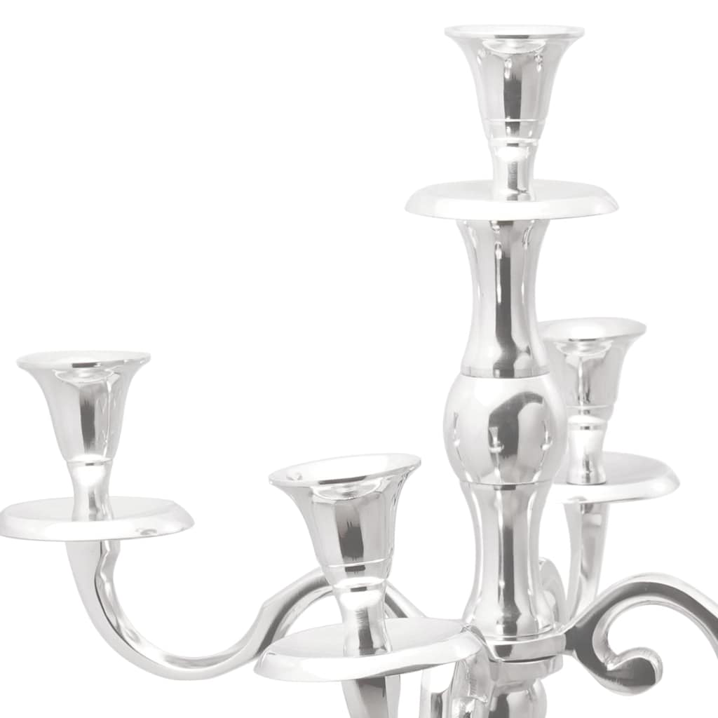Candle holder silver 32 x 32 x 79.5 cm aluminum
