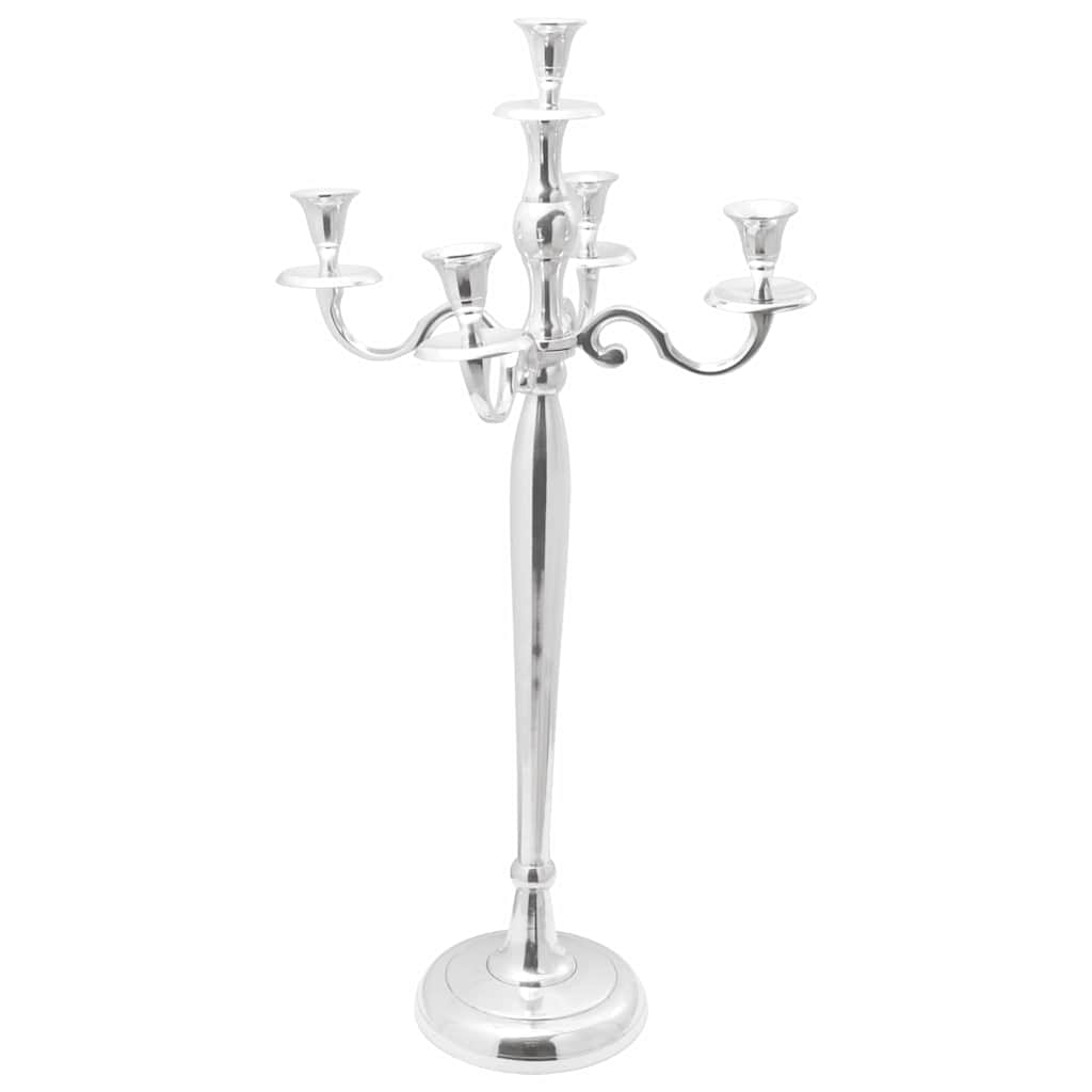 Candle holder silver 32 x 32 x 79.5 cm aluminum