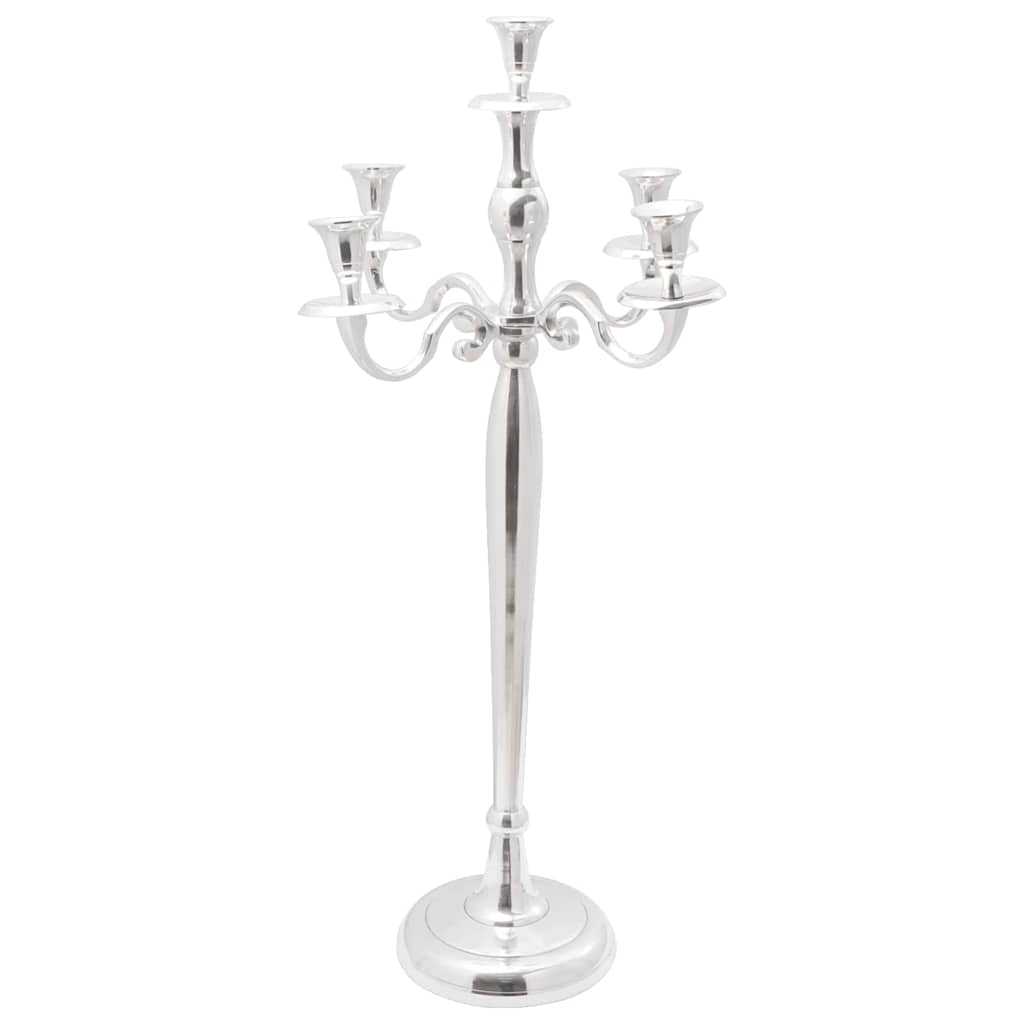 Candle holder silver 32 x 32 x 79.5 cm aluminum
