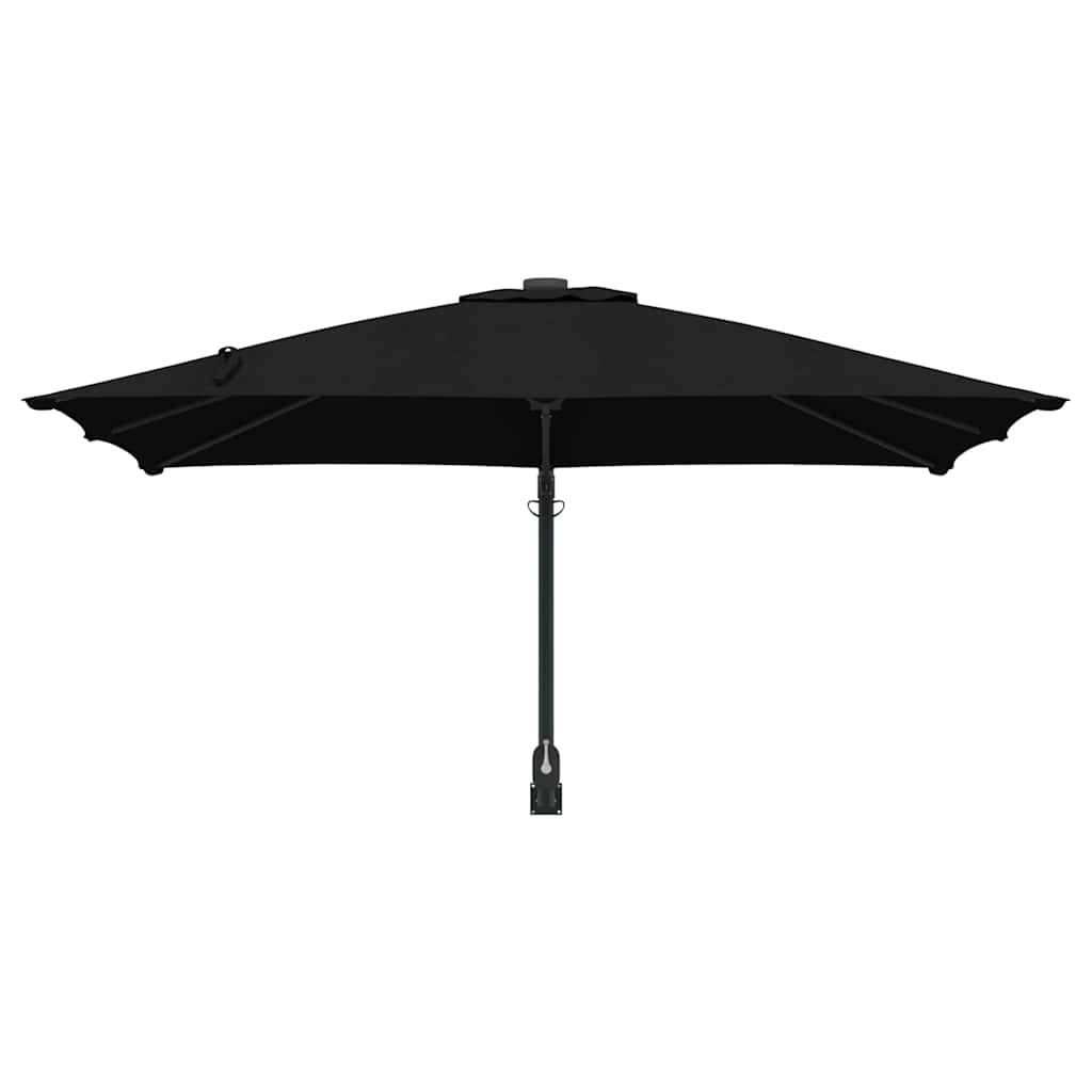Garten-Sonnenschirm Schwarz 248,5 x 247,5 x 160 cm