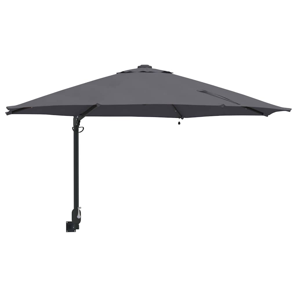 Garten-Sonnenschirm Anthrazit 248 x 248 x 148 cm