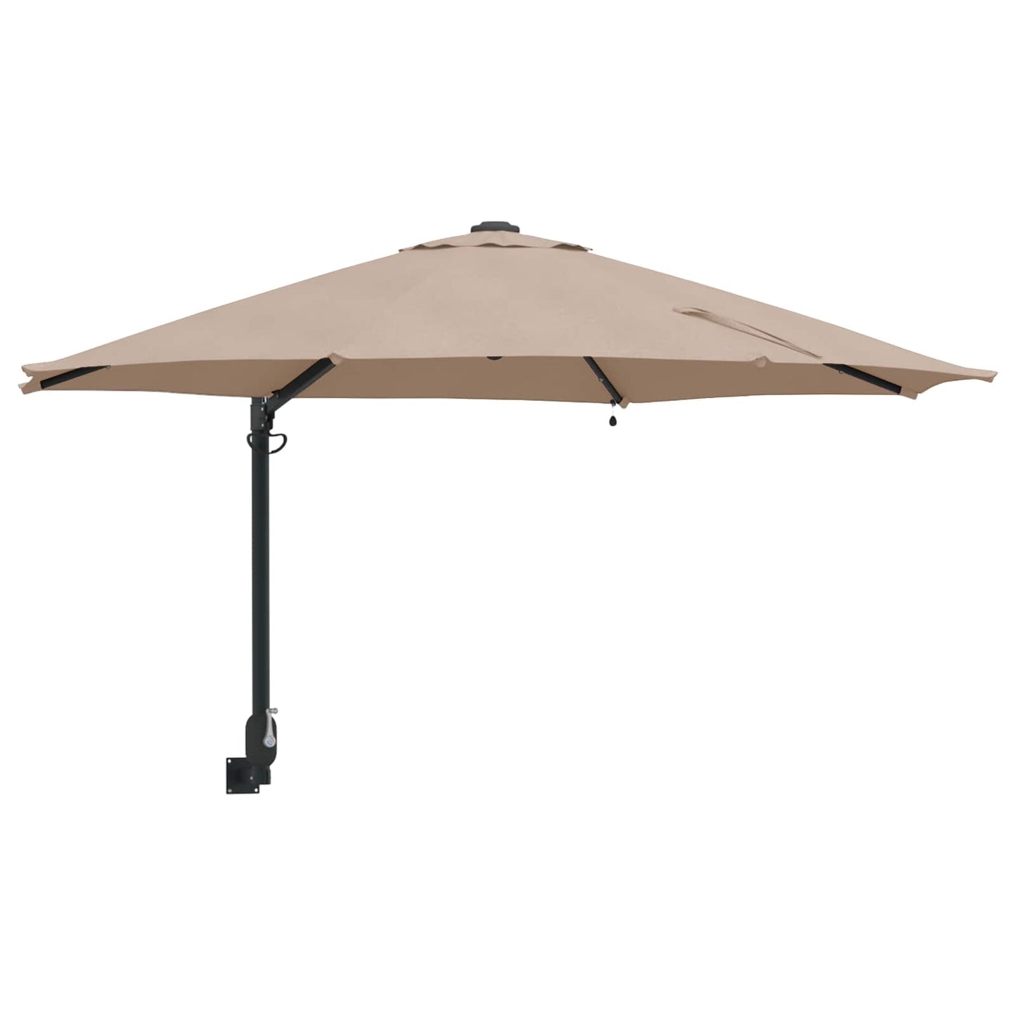 Garten-Sonnenschirm Taupe 248 x 248 x 148 cm