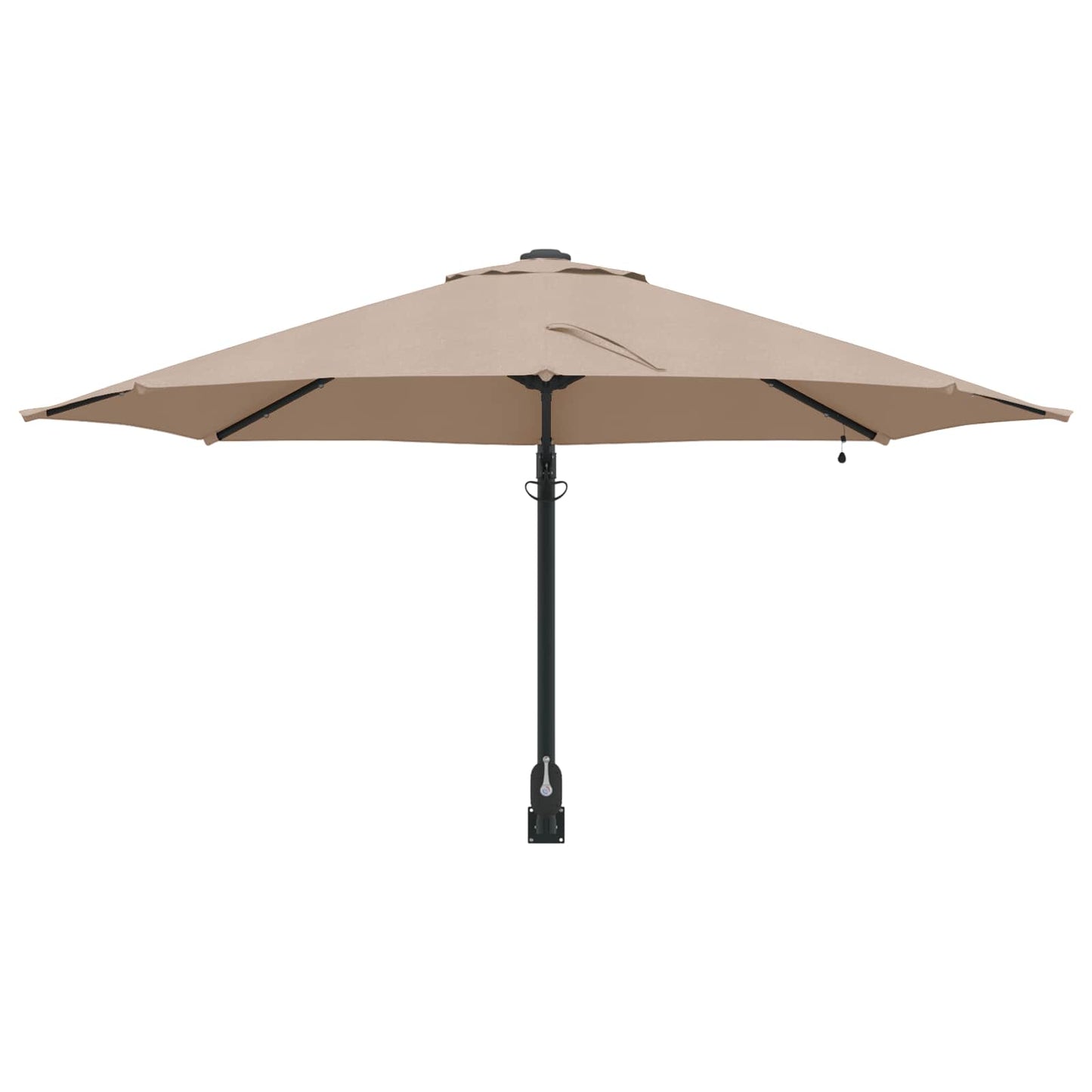 Garten-Sonnenschirm Taupe 248 x 248 x 148 cm