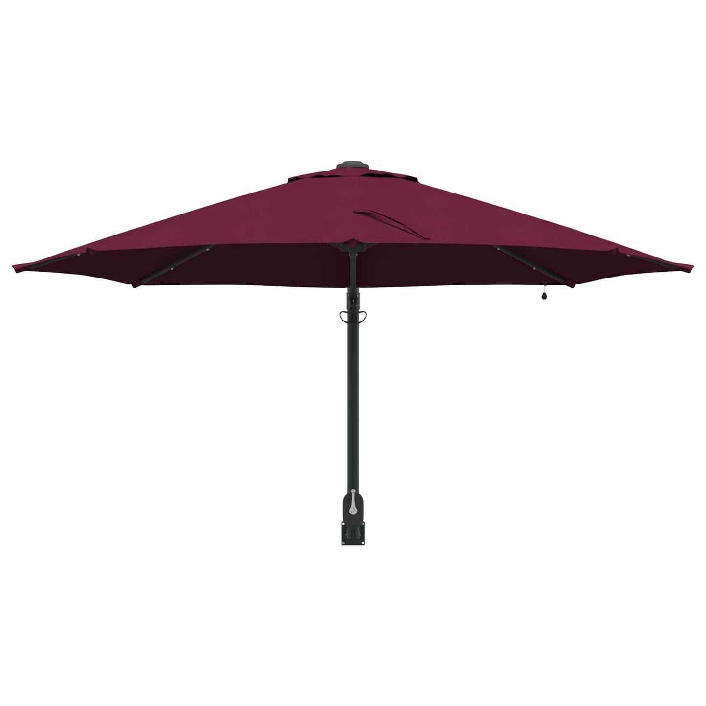 Garten-Sonnenschirm Bordeauxrot 248 x 248 x 148 cm