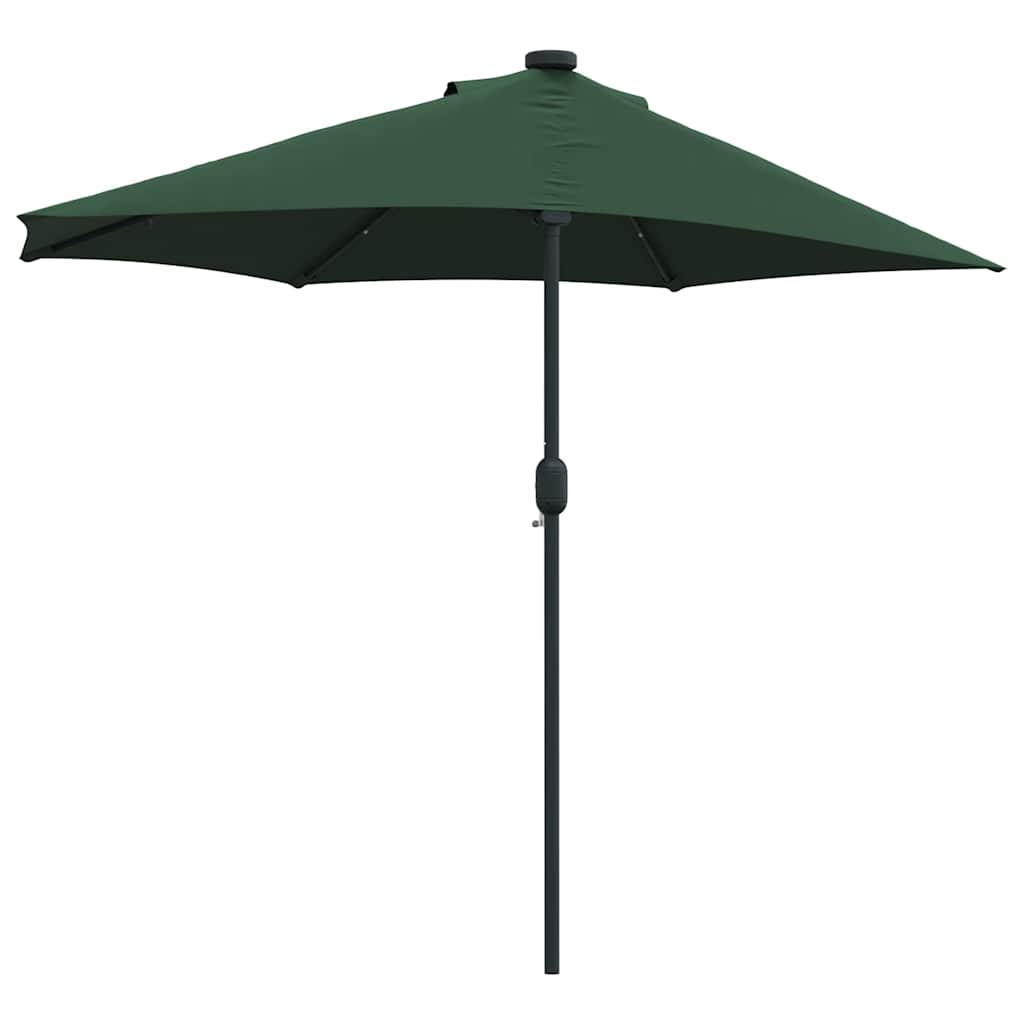 Garten-Sonnenschirm Grün 294 x 150 x 223 cm Polyester und Stahl