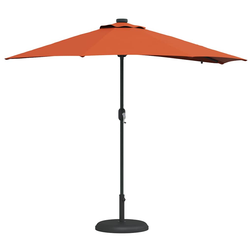 Garten-Sonnenschirm Terrakotta 294 x 150 x 223 cm