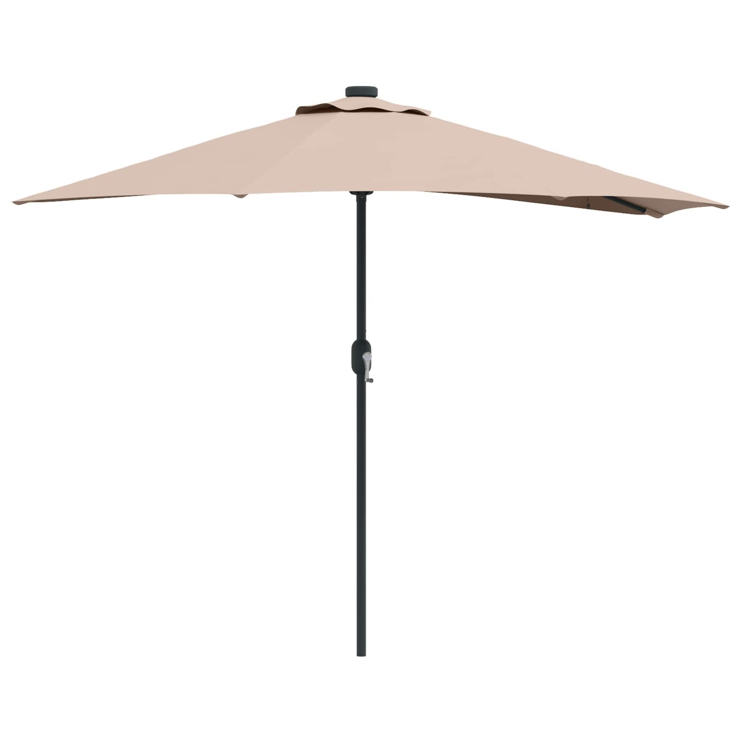 Garten-Sonnenschirm Taupe 294 x 150 x 224 cm