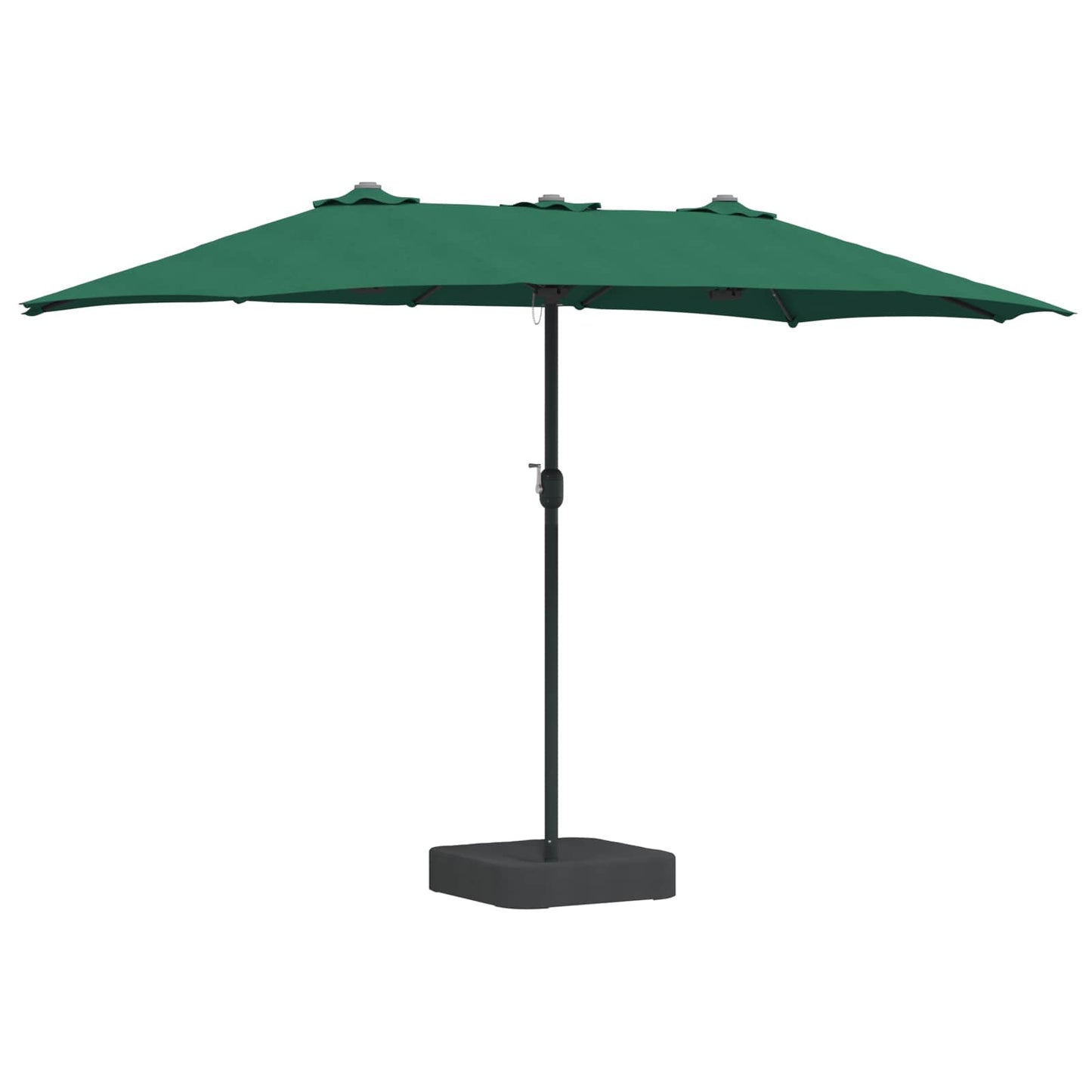 Garten-Sonnenschirm Grün 385 x 209 x 244 cm Polyester