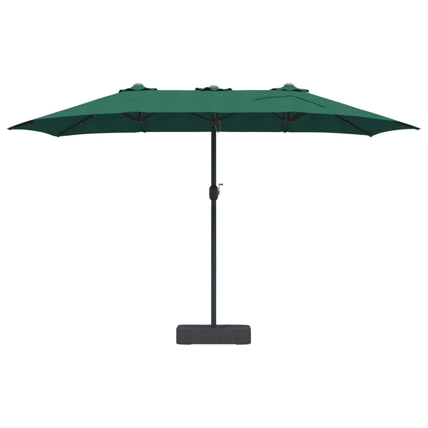 Garten-Sonnenschirm Grün 385 x 209 x 244 cm Polyester