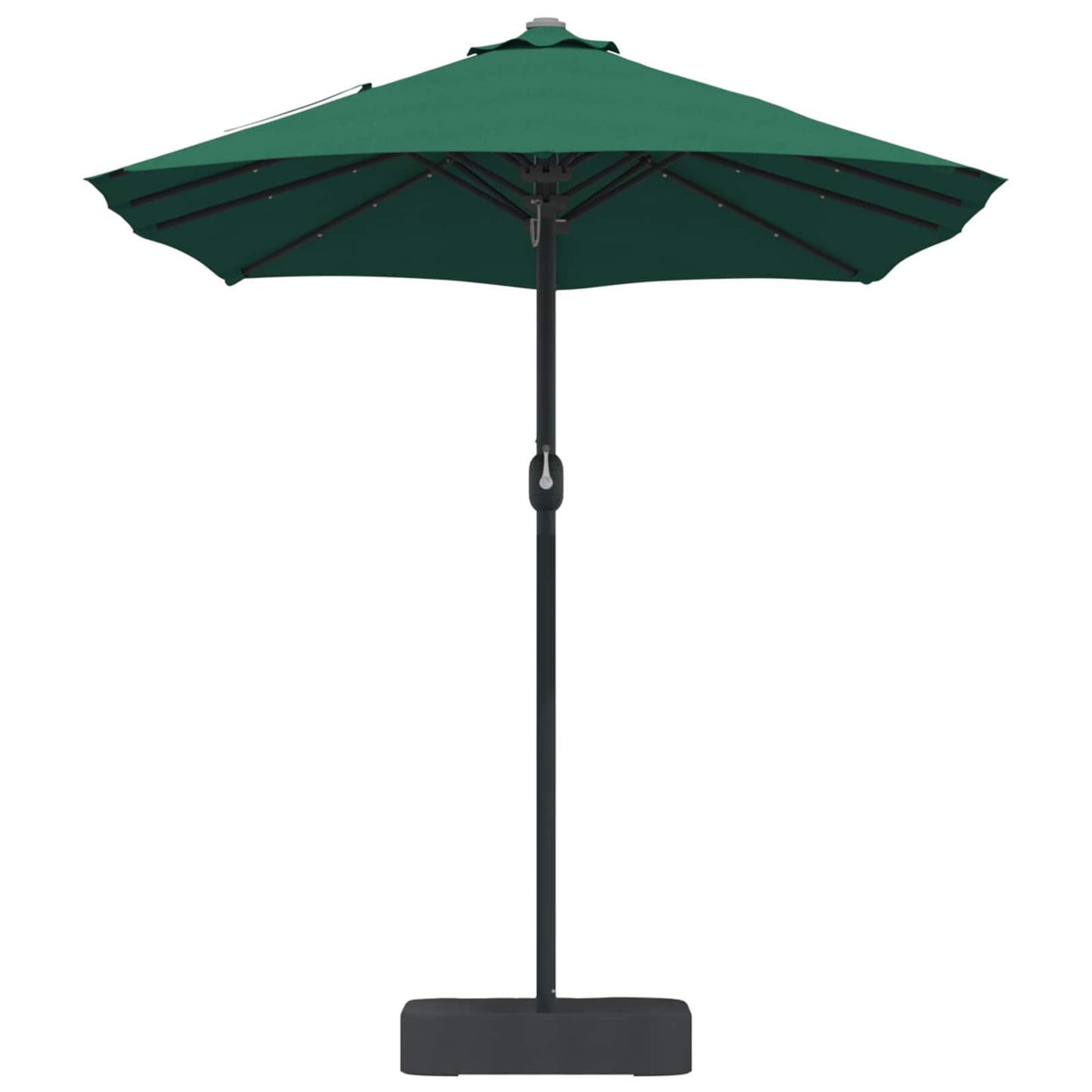 Garten-Sonnenschirm Grün 385 x 209 x 244 cm Polyester