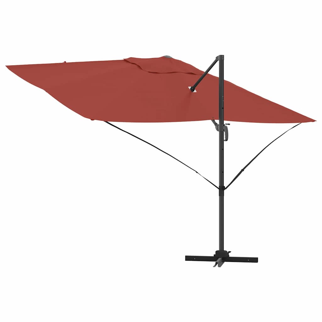 Sonnenschirm Terrakotta 351 x 250 x 260 cm