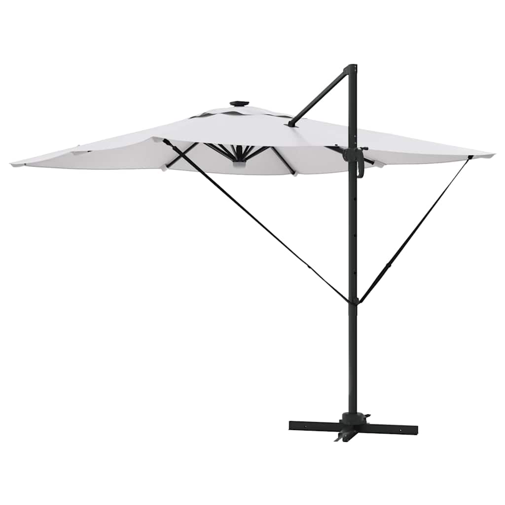 Roma Parasol Beige 286 x 284 x 270 cm Aluminium und Polyester
