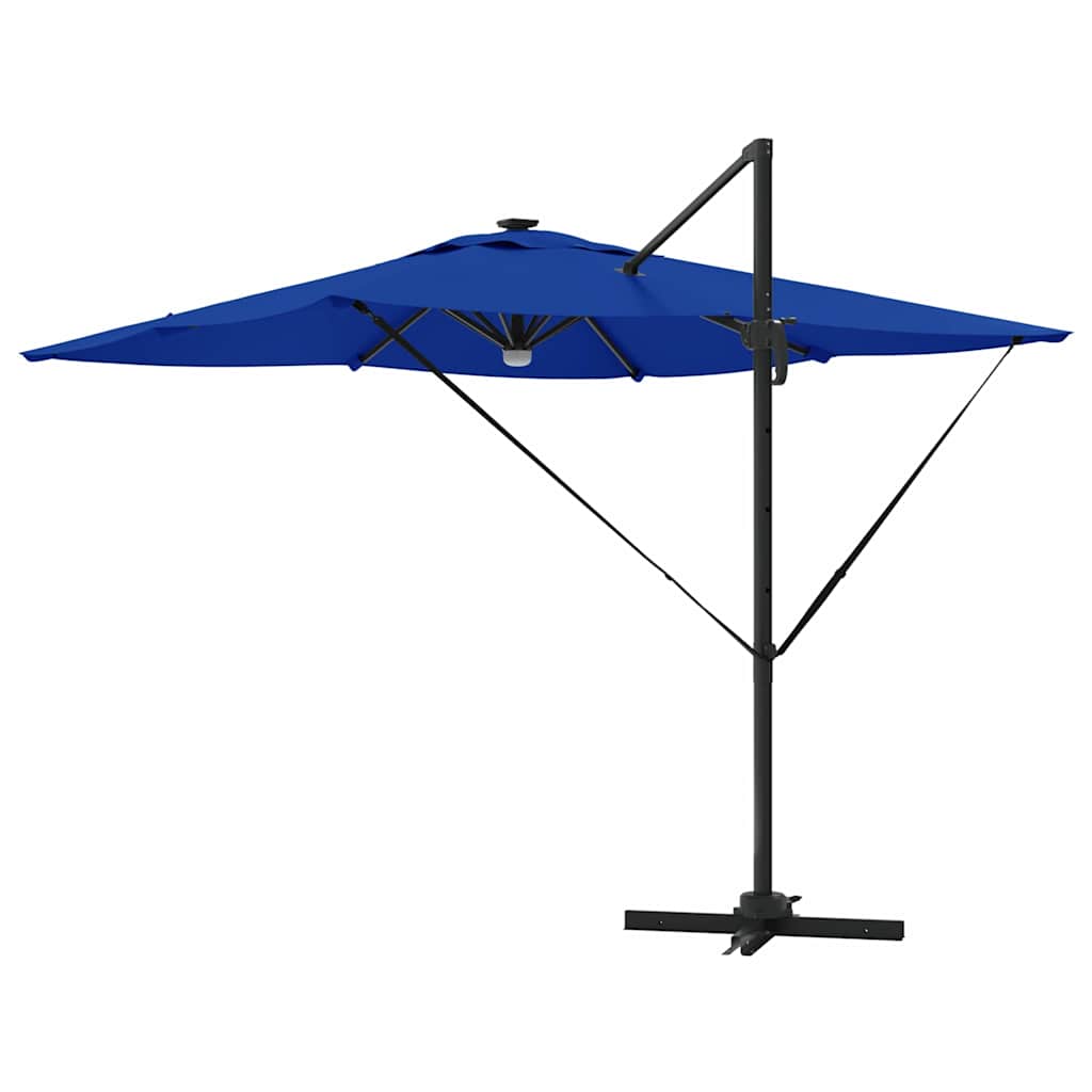 Roma Parasol Blau 286 x 284 x 270 cm Aluminium und Polyester