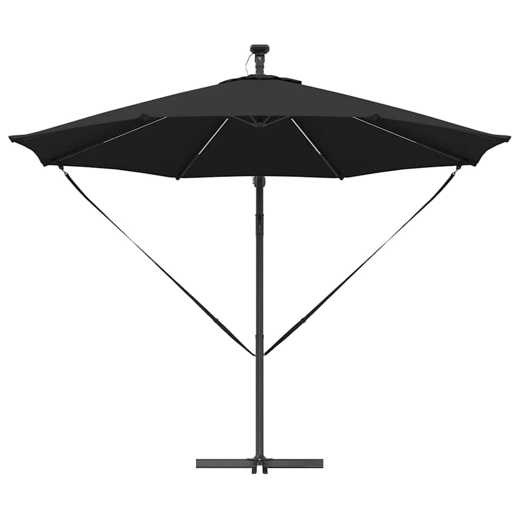 Sonnenschirm Schwarz 294 x 294 x 248 cm Polyester und Aluminium