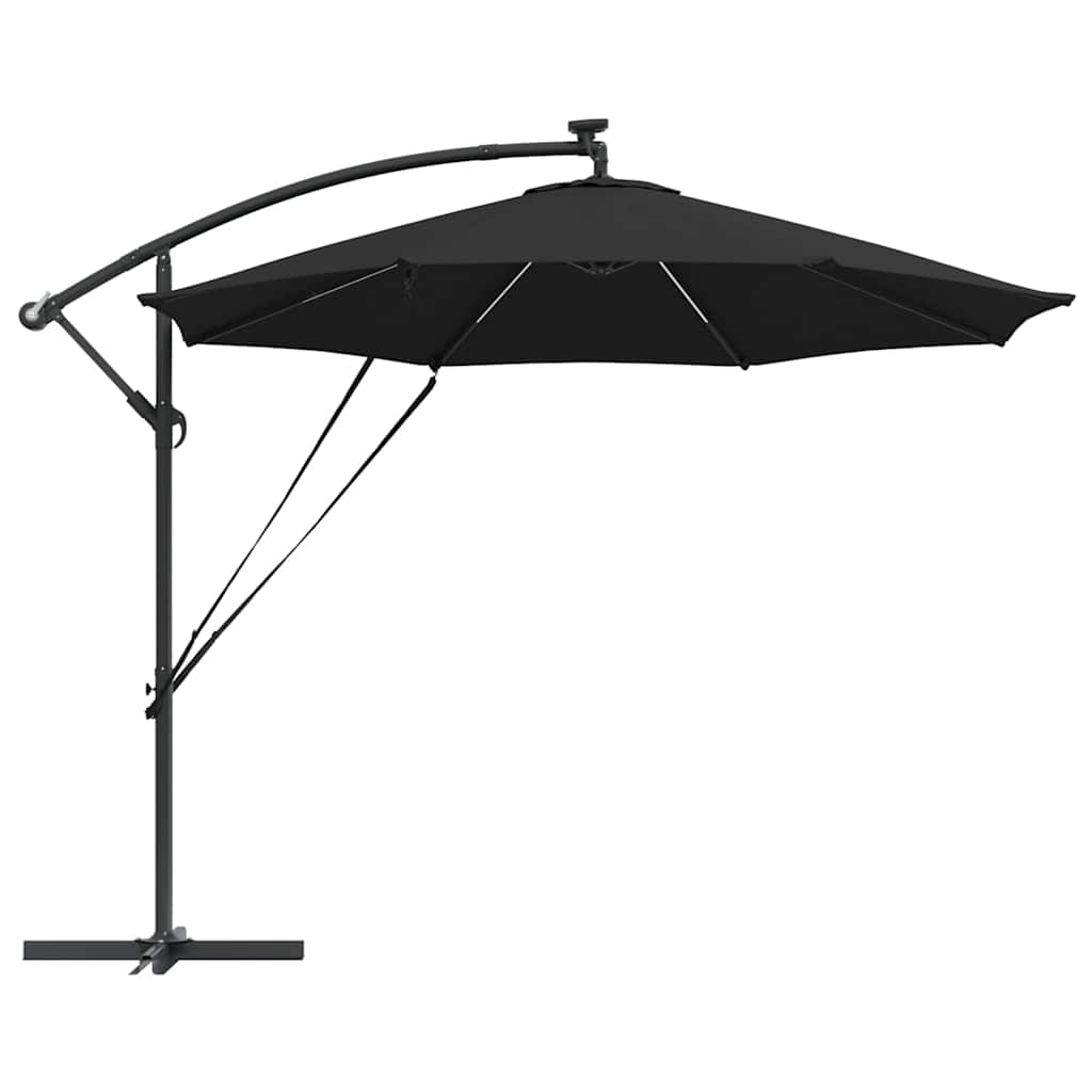 Sonnenschirm Schwarz 294 x 294 x 248 cm Polyester und Aluminium