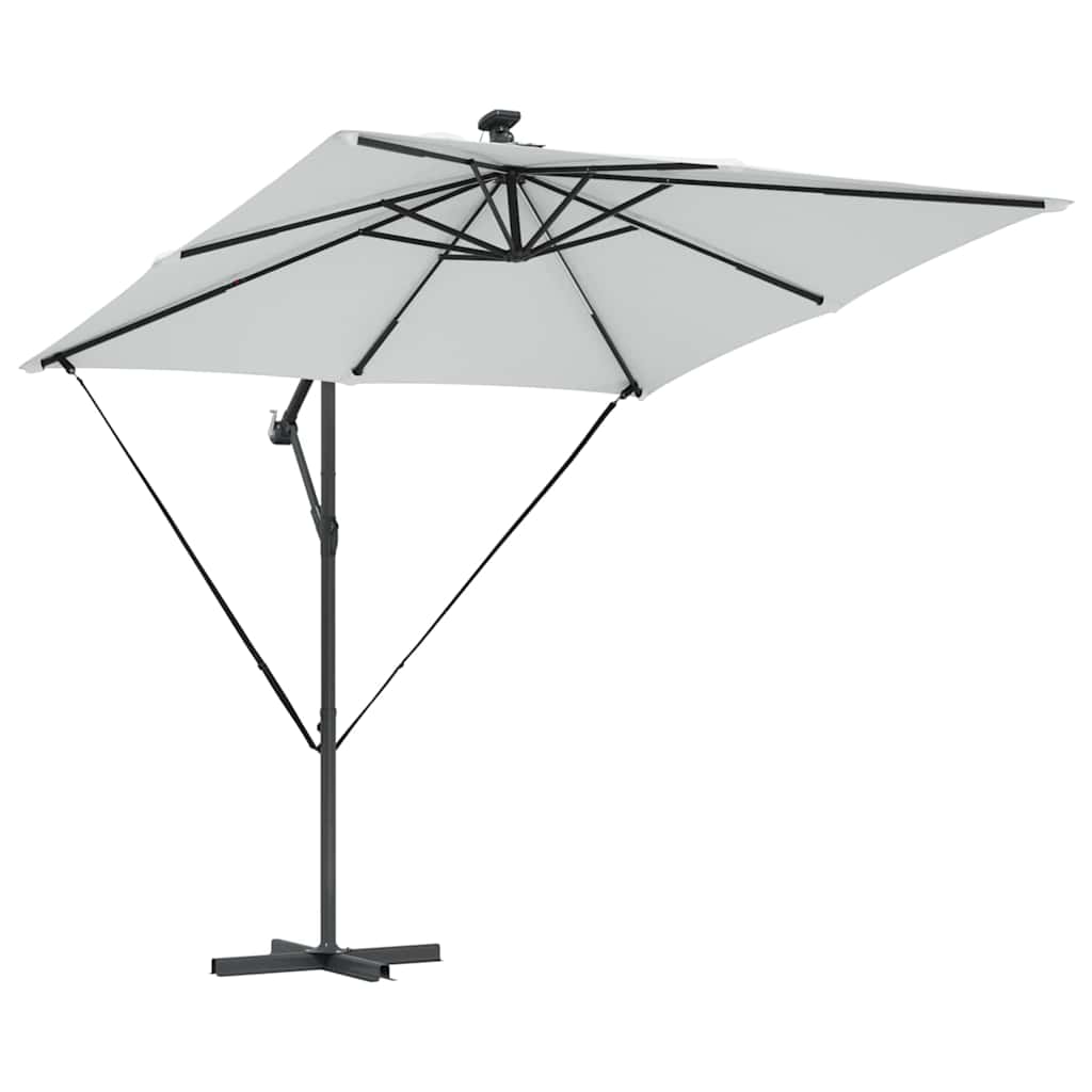 Auskragender Bananenschirm Sand 249 x 249 x 250 cm