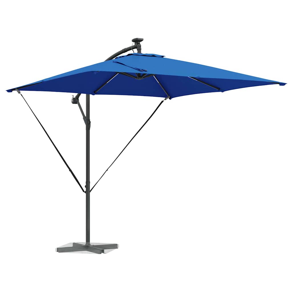 Auskragender Bananenschirm Blau 249 x 249 x 250 cm