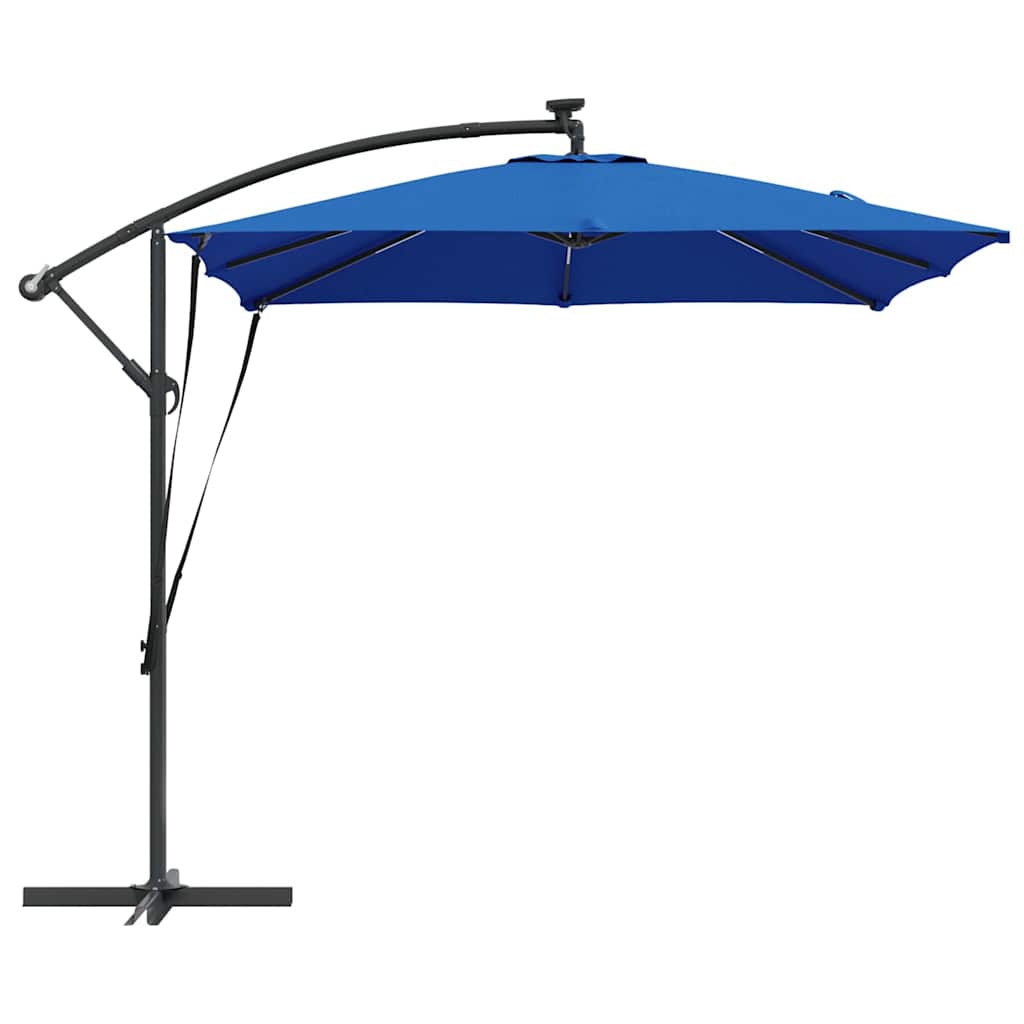 Auskragender Bananenschirm Blau 249 x 249 x 250 cm