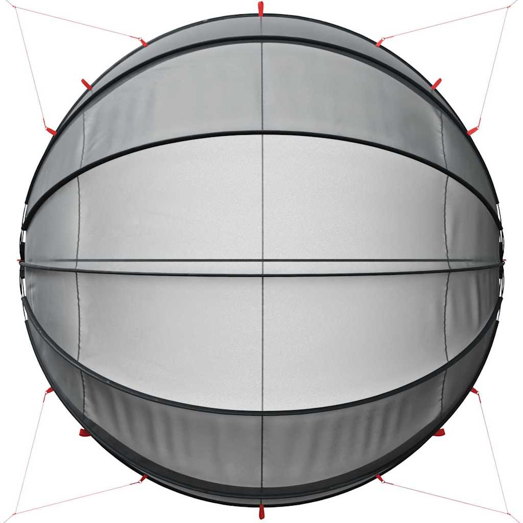 Pool-Dome Schwarz 430 x 430 x 210 cm