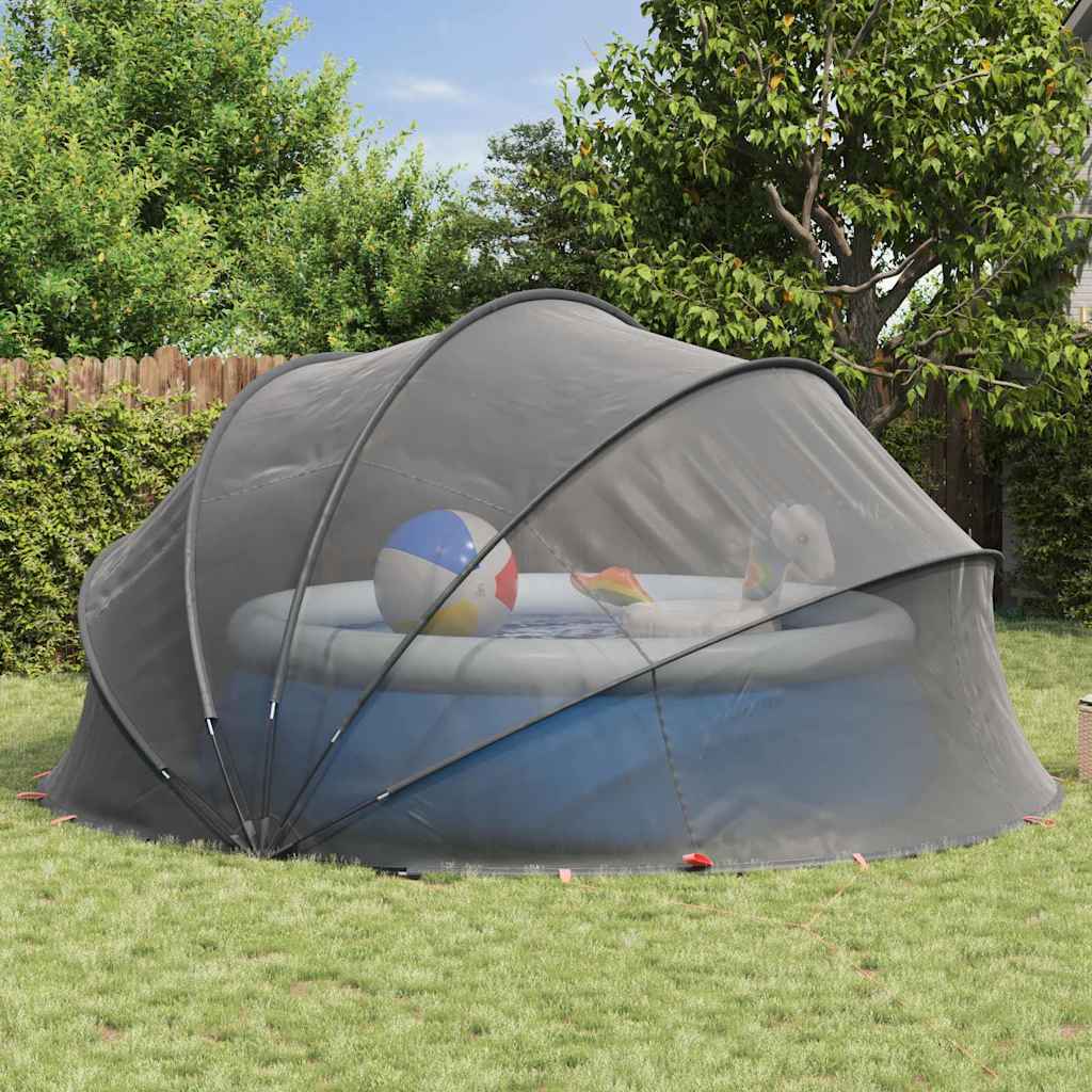Pool-Dome Schwarz 472 x 460 x 229 cm