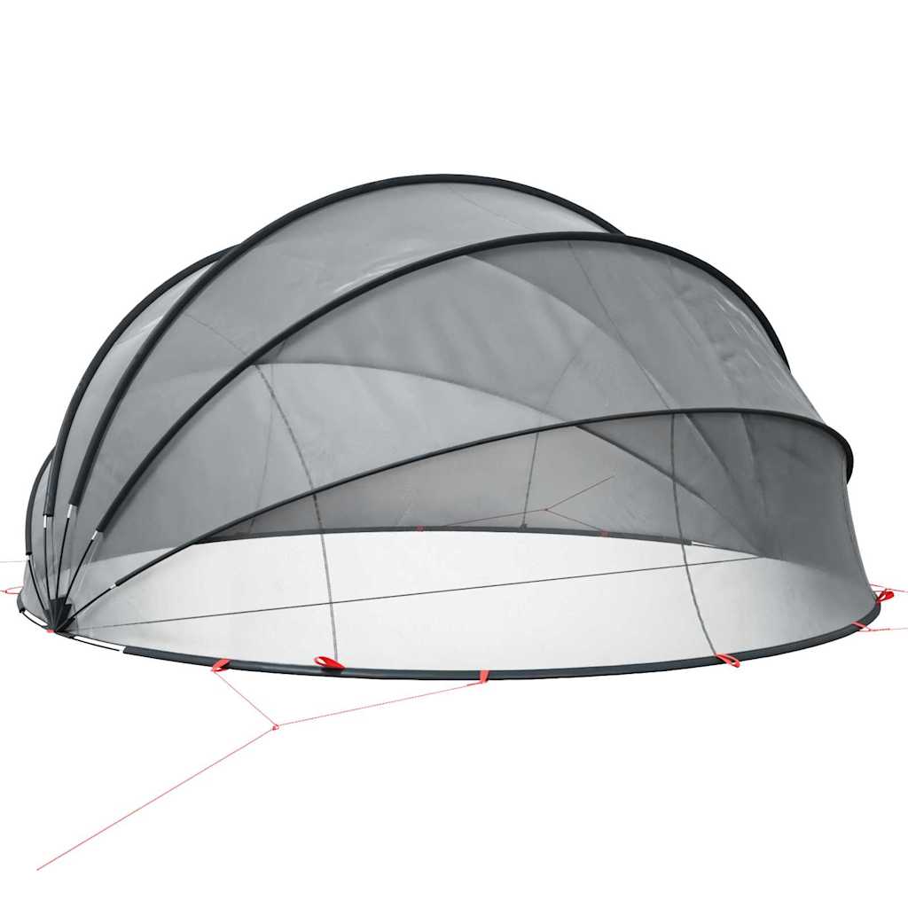Pool-Dome Schwarz 472 x 460 x 229 cm
