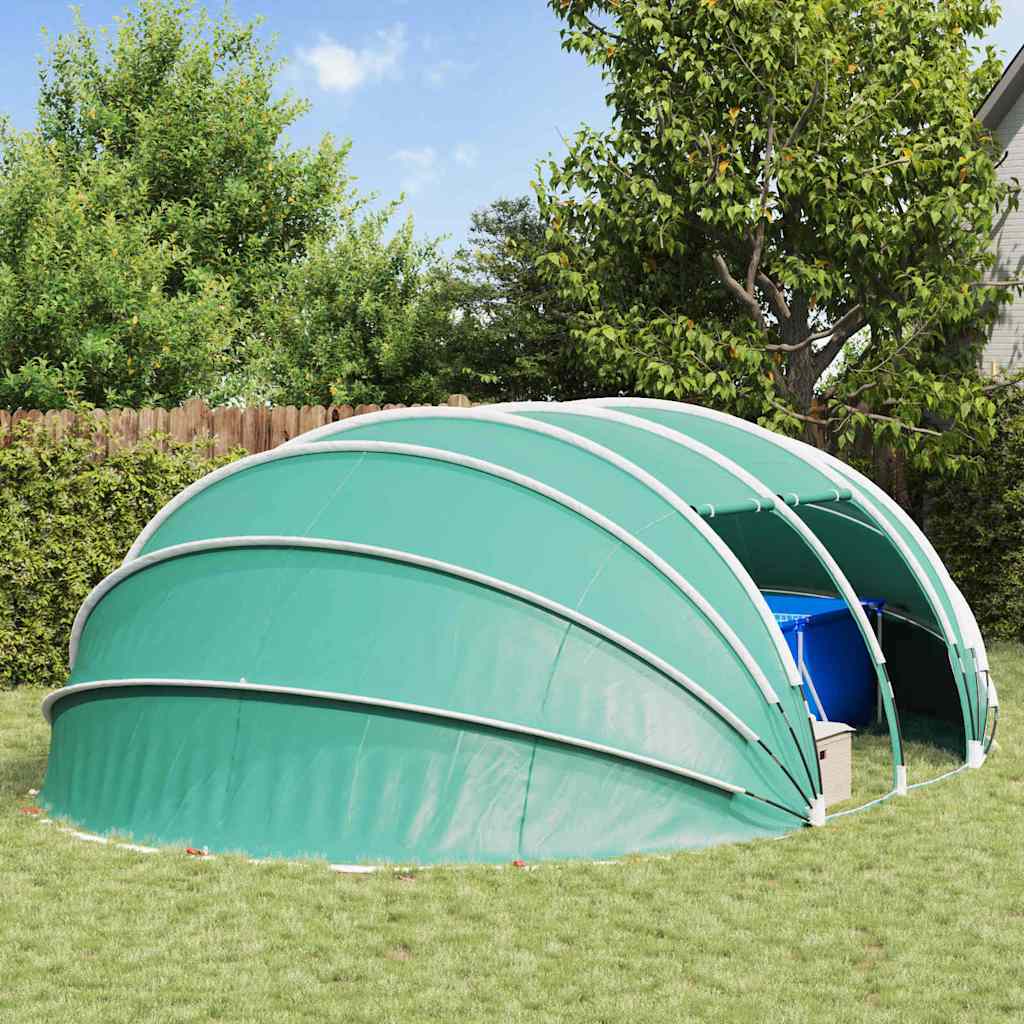 Poolzelt Kuppel Blau 640 x 432 x 205 cm