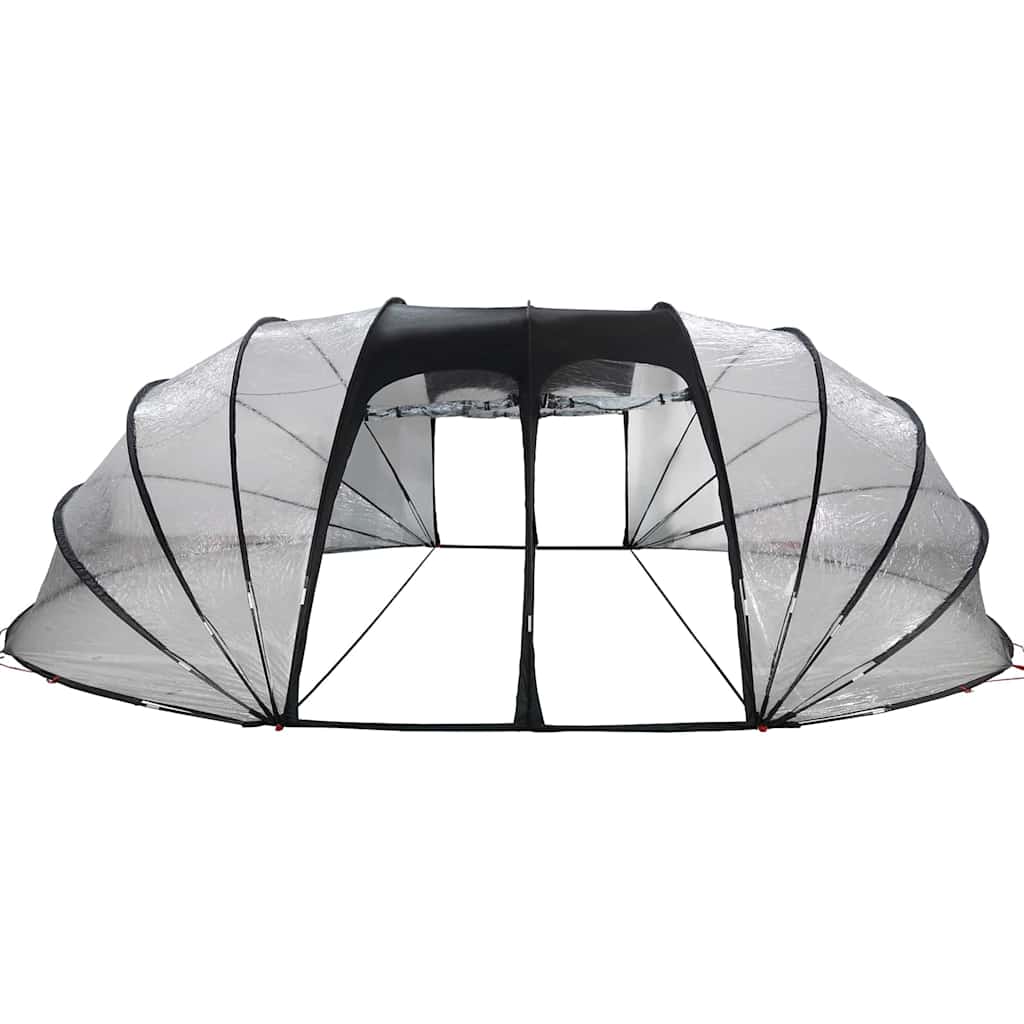 Poolzelt Kuppel Transparent 640 x 432 x 205 cm PVC