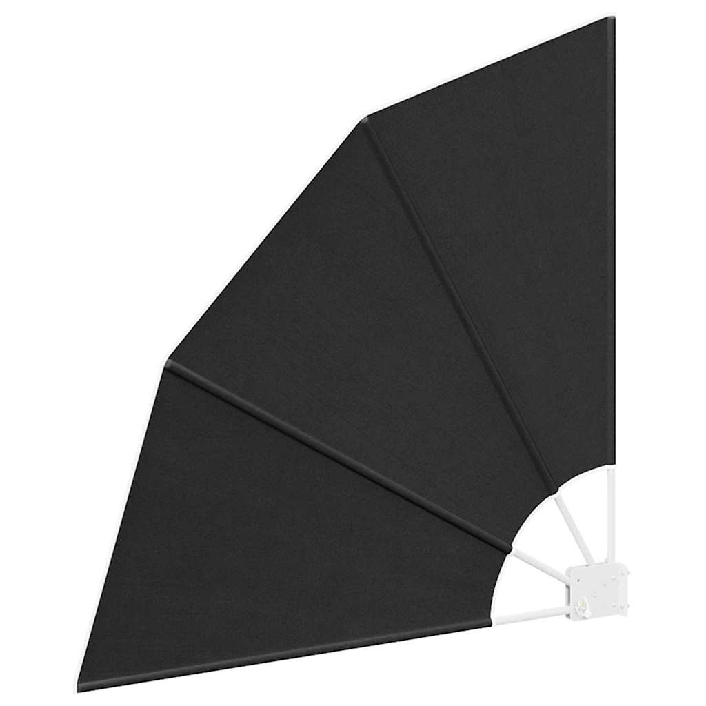 Balkon Sichtschutz Anthrazit 115 x 115 cm Polyester