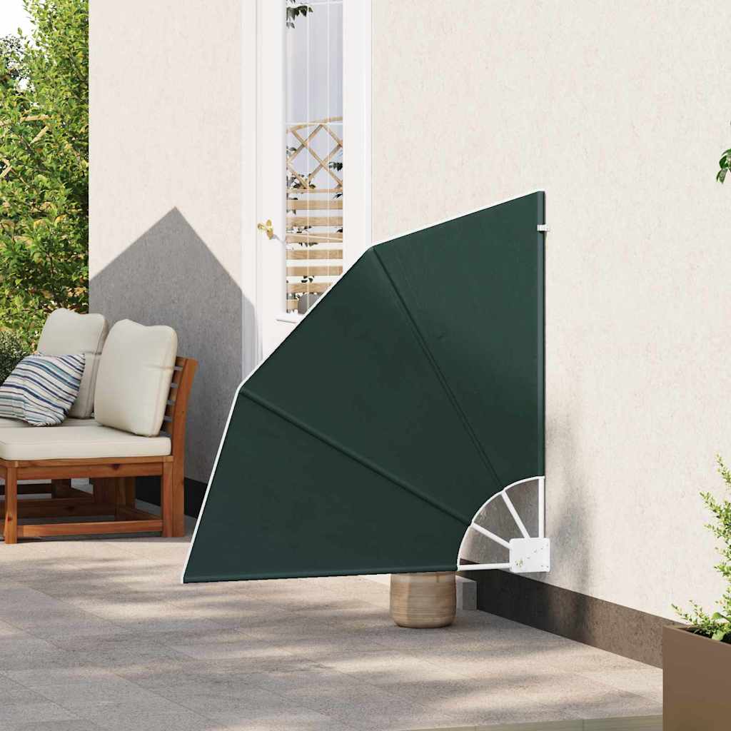 Balkon Sichtschutz Dunkelgrün 115 x 115 cm Polyester