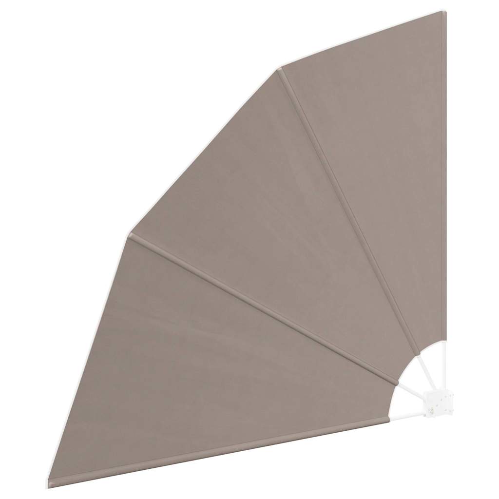 Balkon Sichtschutz Taupe 140 x 140 cm Polyester
