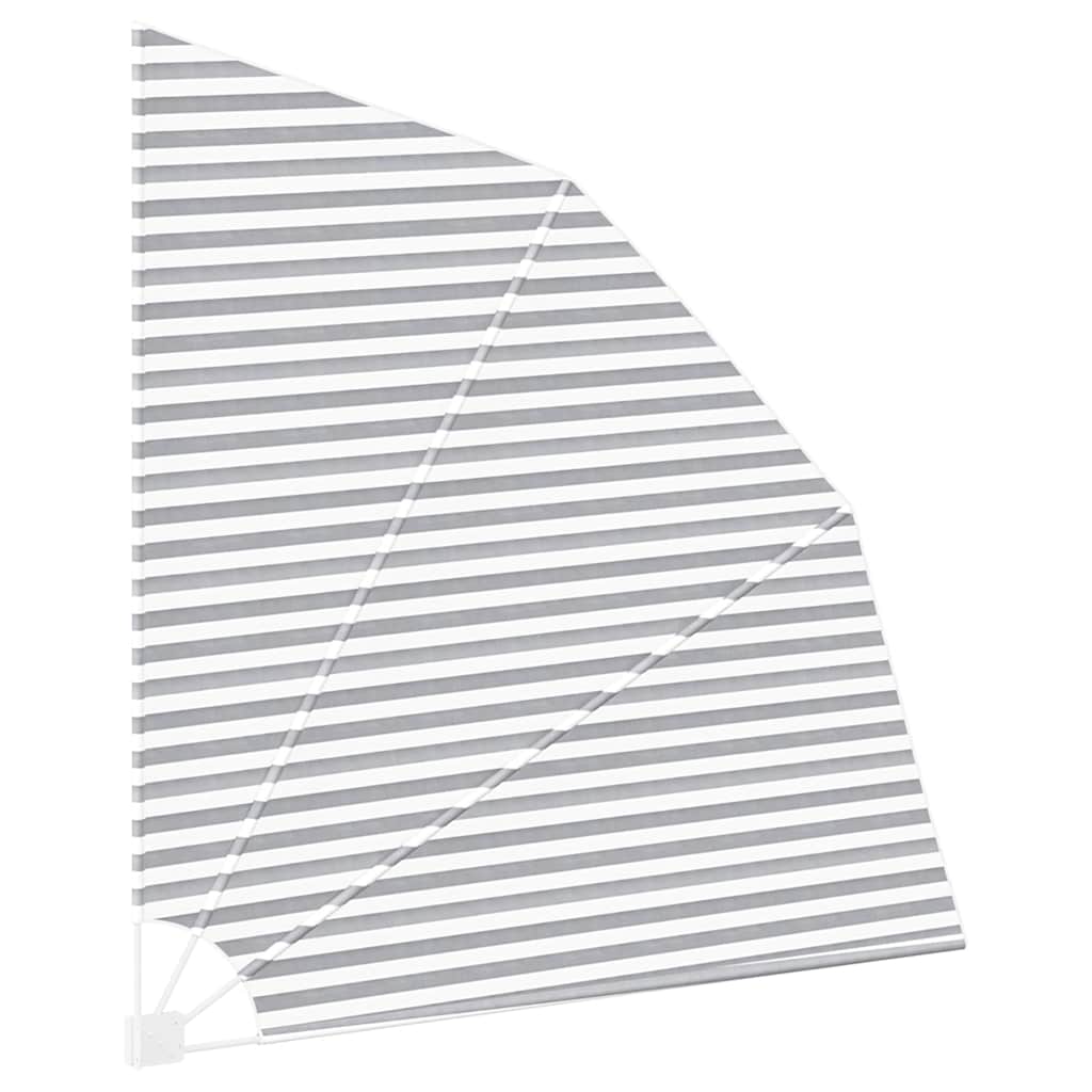 Balkon Sichtschutz Anthrazit und Weiß 210 x 210 cm Polyester